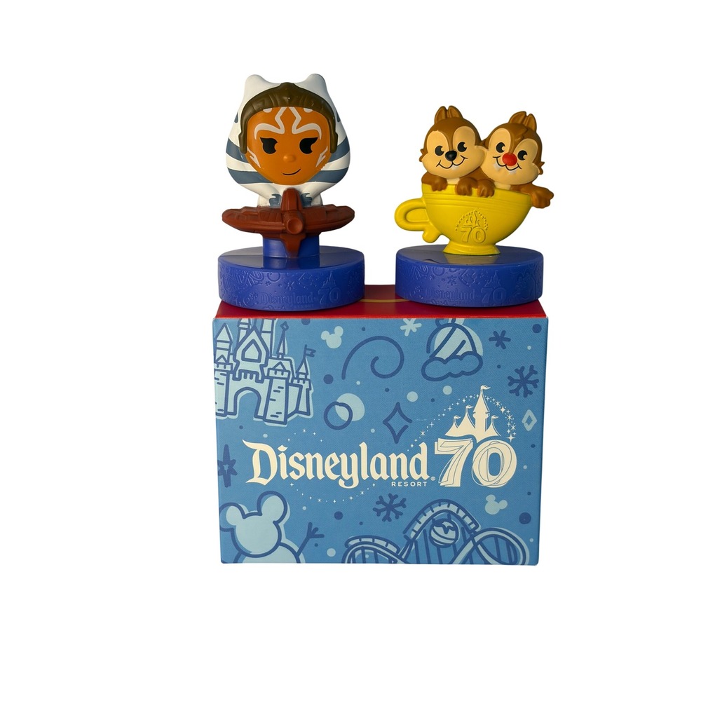McDonalds Disneyland 70th Anniversary Happy Meal Toy Set #28 Ahsoka Chip n Dale